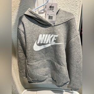 New grey Boys Nike size 7 hoodie